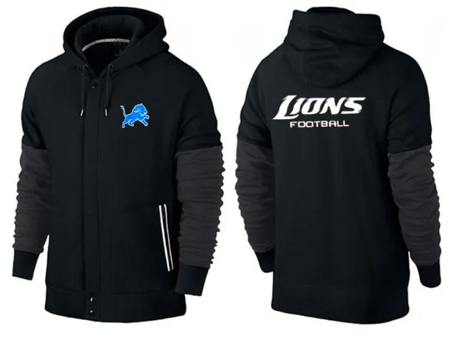 New Detroit Lions 2023 Salute to Service Therma Full-Zip Unisex Hoodie Jacket