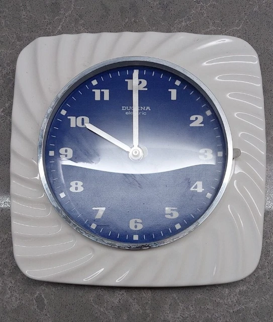 Horloge Murale Cuisine Vintage En Céramique - Analogique - Sans Marque