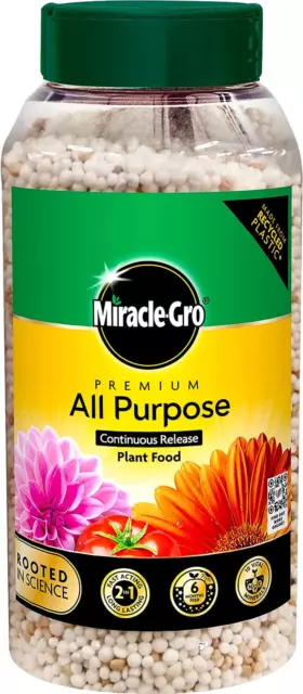 Miracle-Gro Continuous Release All Purpose Plant Food, 900G