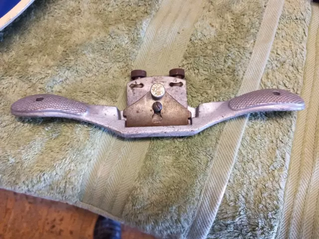 Vintage Stanley Flat Sole Spokeshave Tool Made England EX Dockyard 1976