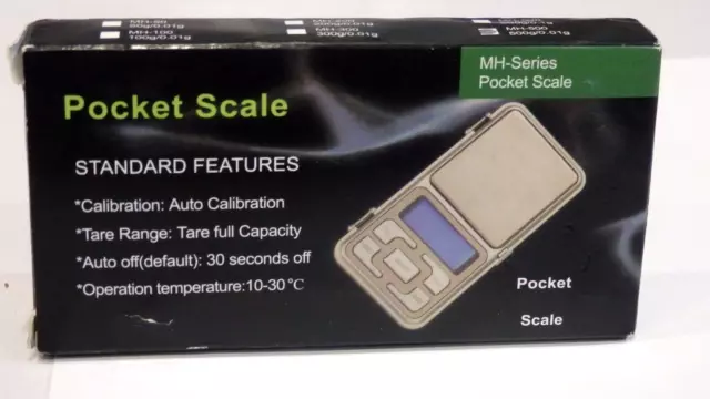 Pocket Mini Digital LED Scales - weigh up to 500grams in 0.01grams