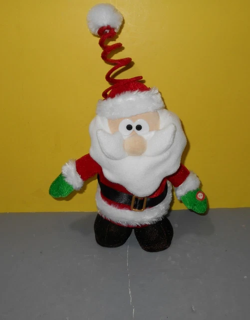 PELUCHE MOBILE ANIMÉE de Noël « We wish you a merry Christmas » Père