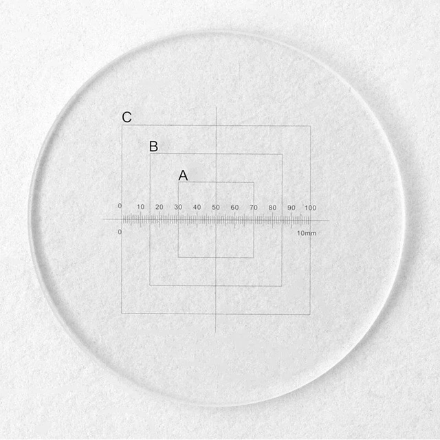 Micrometer Diameter 20.4mm Eyepiece Cross Ruler Scale For Olympus CS31 Series