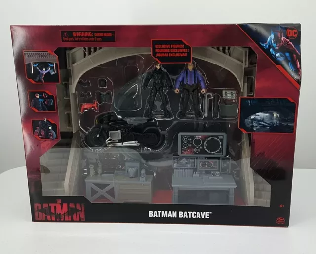 DC Comics Batman Batcave with Exclusive Batman and Penguin Action Play Set