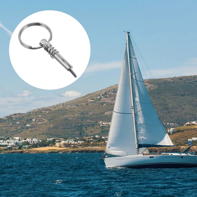 2 PCS 2PCS Marine Locking Pin Quick Release Pin Stainless Steel Bimini