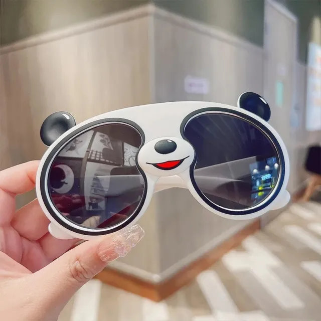 Gafas De Sol polarizadas con forma De Panda para niños y niñas, lentes De Sol co