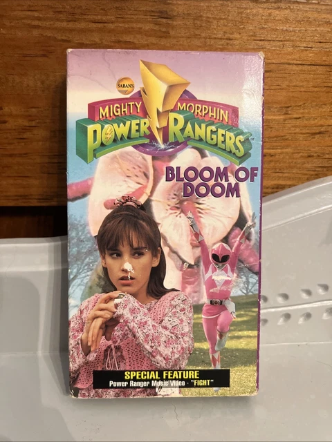 Power Rangers Bloom MIGHTY MORPHIN POWER Rangers - Bloom of Doom (VHS, 1994) Pink Ranger ...