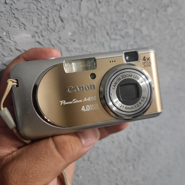 Canon PowerShot A430 4.0MP Digital Camera - gold
