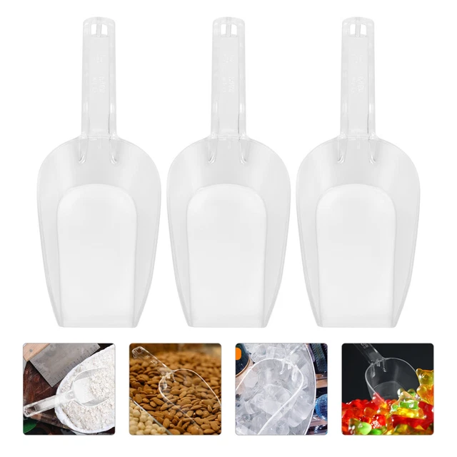 3 piezas pala de grano de café pala de comida cubitos de hielo dulces cereales