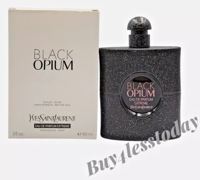 BLACK OPIUM EAU DE PARFUM EXTREME 3 fl oz For Woman by Yves Saint Laurent NEW