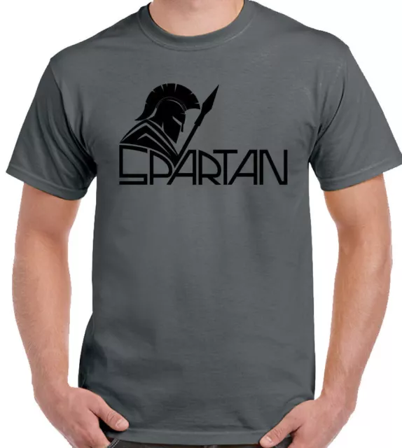 SPARTAN T-Shirt Mens Training Top Gym MMA Boxing Muscle Weightlifting Warrior