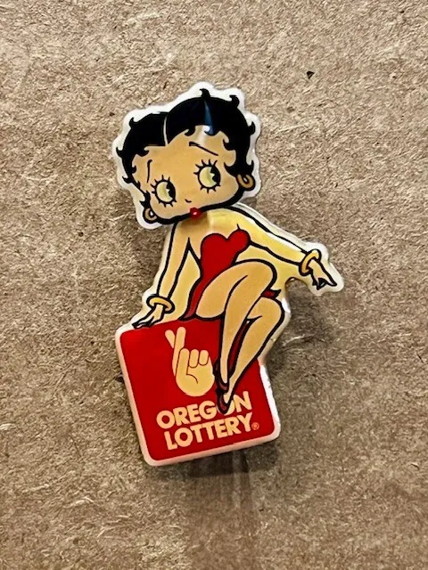 Betty Boop Oregon Lottery Bobble Head Collectible Lapel Hat Pin