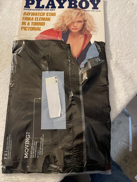 PLAYBOY AUGUST 1990 (Cover Erika Eleniak, Playmate Melisa Evridger) EUR 10,72 - PicClick FR