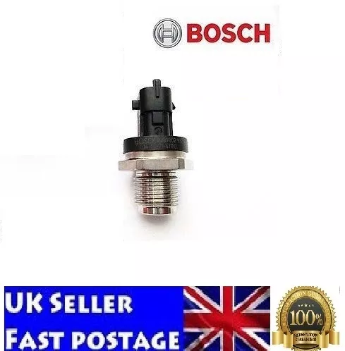 BOSCH Fuel Rail Pressure Sensor Ford Man Renault Volvo Vauxhall Fiat 0281002706