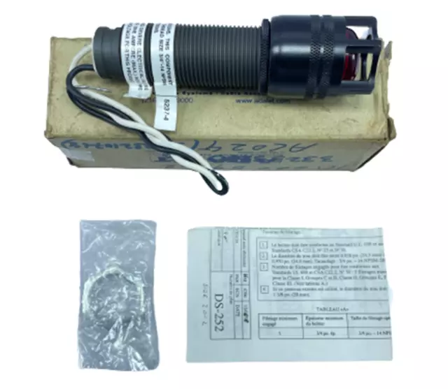 ADALET XLA-GH 5237-4 5237-6 Rot Explosionssicher Pilot Licht Bernstein 120V