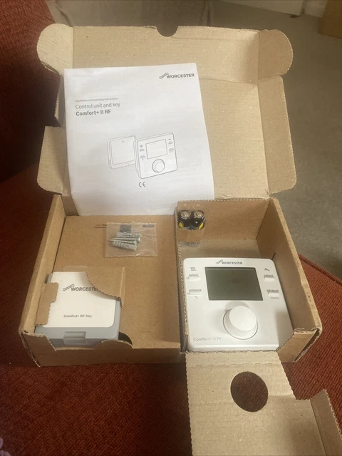 WORCESTER GREENSTAR COMFORT+ II RF Programmable Thermostat u0026 Receiver  £100.00 - PicClick UK