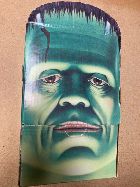 Vintage Halloween Candy Frankenstein Monster Cardboard Store Display !