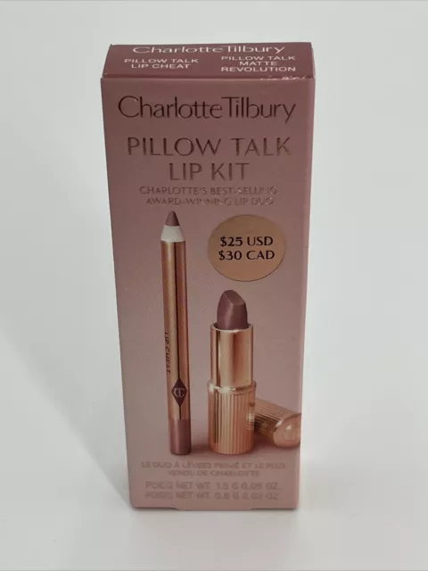 Charlotte Tilbury Pillow Talk Mini Matte Revolution Lipstick & Lip Cheat Liner