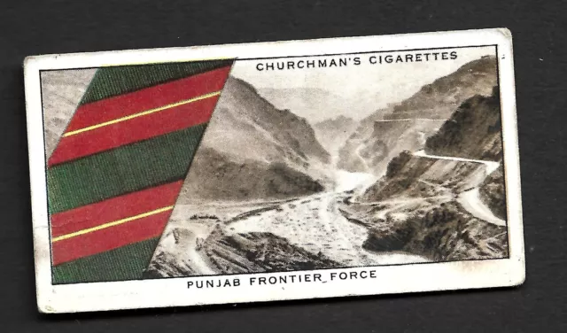 Churchman Well Known Ties 2nd Series (1935) - # 13 Punjab Frontier Force
