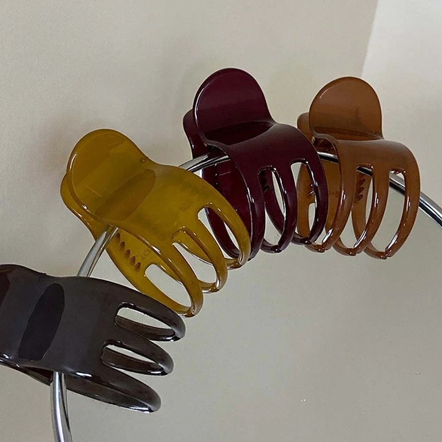 Graziosa clip per capelli ragazze artiglio per capelli donna copricapo stile coreano clip per capelli