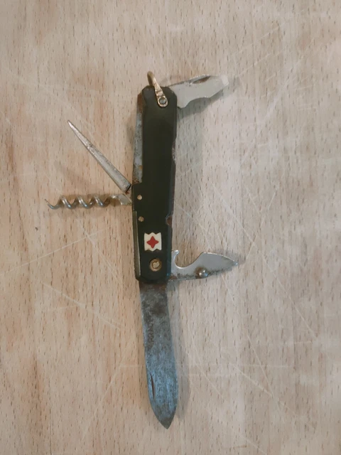 Couteau pliant 3 pièces en bouleau