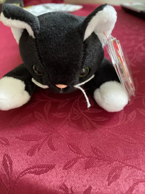 Ty Beanie Baby Zip The Cat. Good Condition With Tags And Tag Protector.