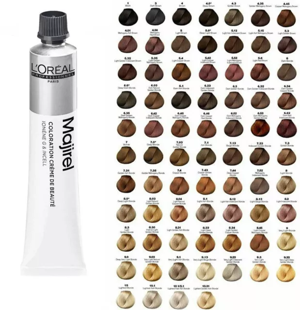 L'oreal Professional Majirel Permanent Hair Color/Dye Tube Only - 50ml