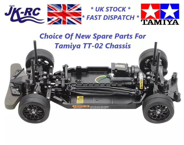 *CHOICE* Of New Genuine Spare Parts For Tamiya  'TT-02 / TT02 Chassis' RC Car