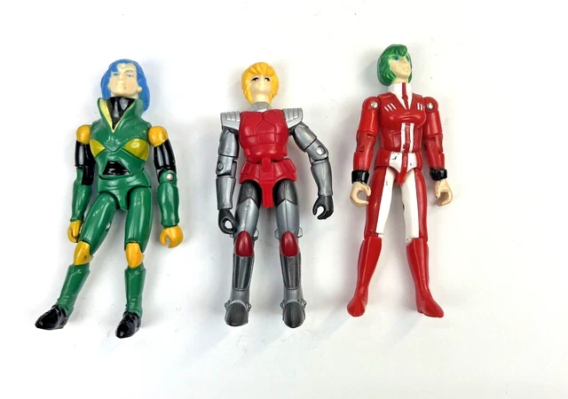 1985 Matchbox Robotech 3.75" Action Figure Lot of 3