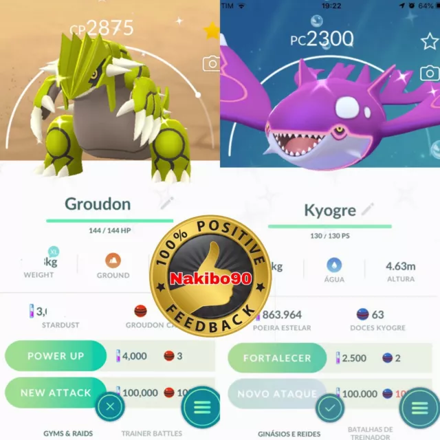 Groudon Pokemon Trade Go