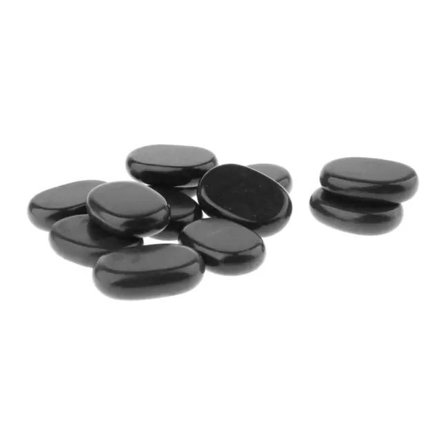 Hot Massage Basalt Rocks Spa Professional Essential Kit Relaxing Black