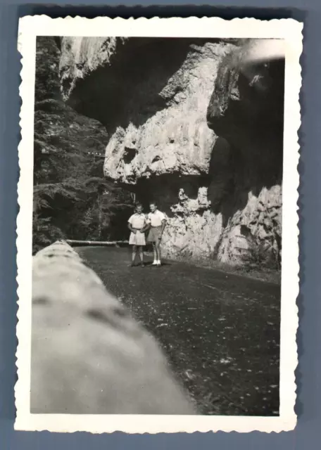 France, Gorges du Tarn  Vintage silver print.  Tirage argentique d'époque