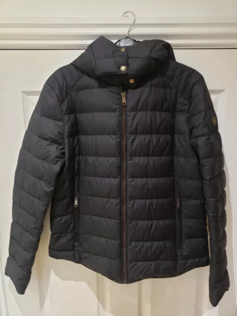 BELSTAFF Avedon Quilted Cotton-Blend Shell Hooded Down Jacket