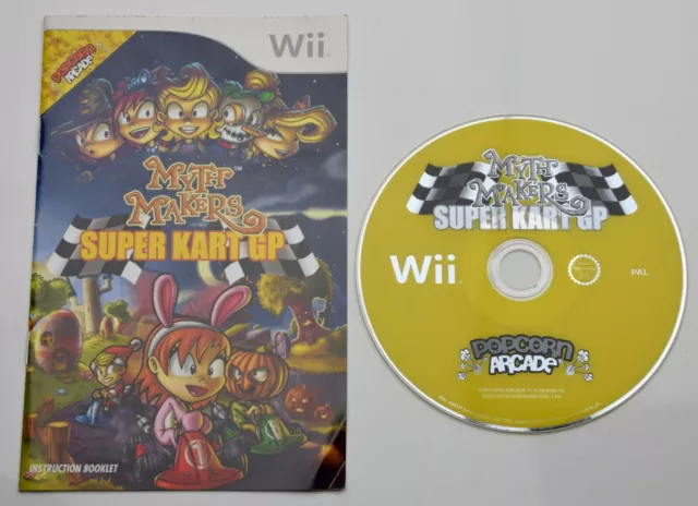 Nintendo Wii Game MYTH MAKERS SUPER KART GP (Disc & Book) FREEPOST