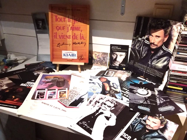 Lot De 30 Découpes De Presse Johnny Hallyday - Portraits, Pubs, Fiches - RARE