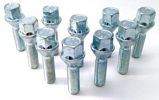 Set Of 16 Alloy Wheel Nuts - 7/16" Tapered Seat Bolts For Ford Cortina Mk2 (1966-1970) - GEN2 Brand
