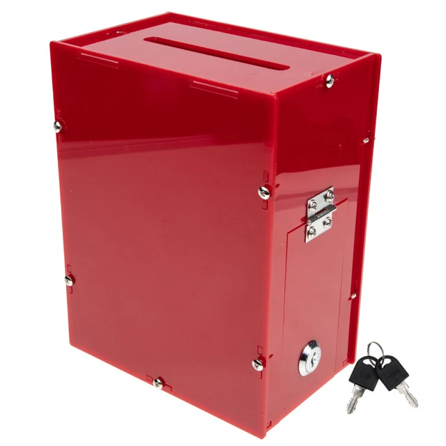 Safe Lock Box Ballot Box Lock Vintage Office Decor Desktop Decor Suggestion Box