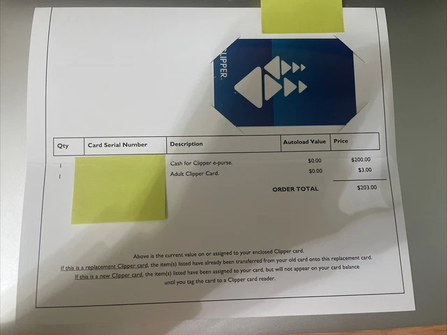 $200 Clipper Card for Bay Area Transit Systems