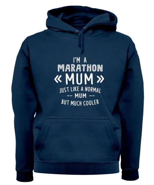 I M A Marathon Mamá - Sudadera con Capucha Adulto/Jersey - para Correr 26.2