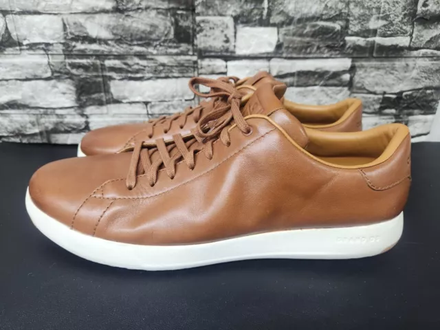 Cole Haan Men's GrandPro Tennis Sneaker Brown Style C22585 Size 13W