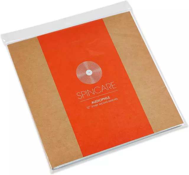 100X 12 Inch anti Static Inner Vinyl Record Sleeves | AUDIOPHILE Poly Lined Plas