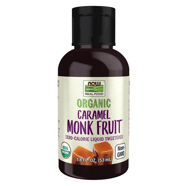 NOW FOODS Fruta Caramelo Líquido, Orgánico - 1,8 fl. oz.