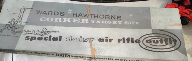Vintage Daisy Wards Corker Super Scope Air Gun Rifle with Box And Accessories Vintage Daisy Wards Corker Super Scope Air Gun Rifle with Box And Accessories