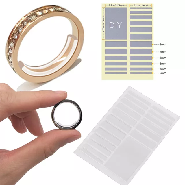 Ring Size Adjuster - invisible silicon pad for Loose Rings Jewelry