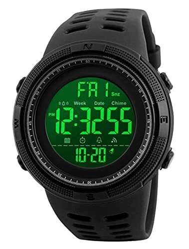 RSVOM Montre numérique de Sport pour Homme - 50M imperméables Militaire Montr...