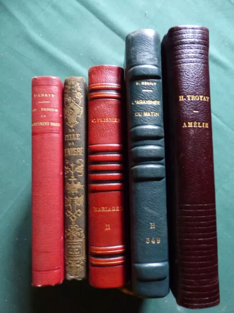 1 Lot De 5 Livres Anciens