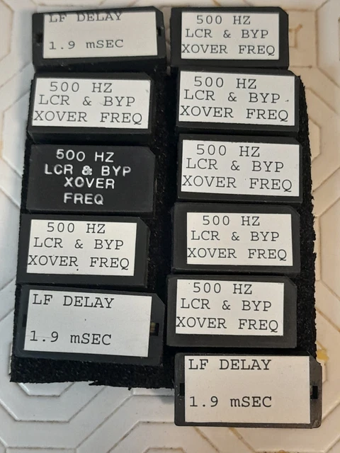 dolby cp500 LF DELAY 1.9 mSEC + 500 HZ LCR 11 unidades