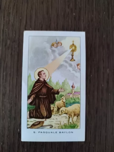 San Pasquale Baylon, Holy Card, C Ed G MI 46