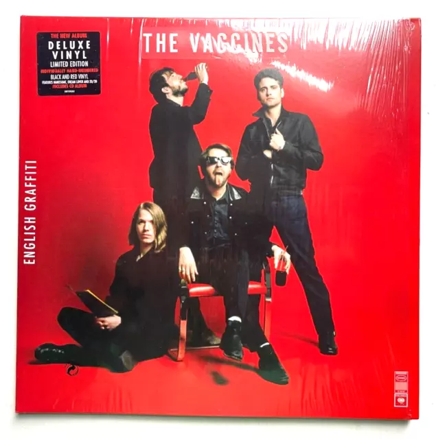 The Vaccines English Graffiti * 2 Vinyl LP RedBlack 1st Press 2015 * Free P&P UK