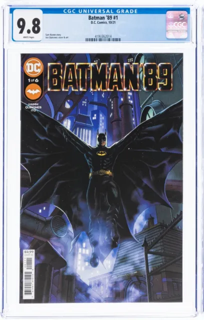 Batman ‘89 #1 (2021) Cgc 9.8 [1st Apparence De Robin / Drake Winston Prince